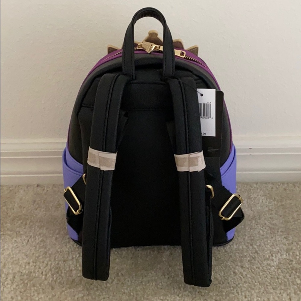 Loungefly Disney Villain Backpack - Black and Purple - Picture 4 of 5